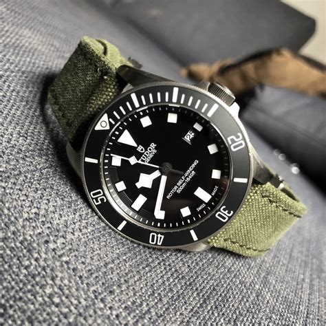 tudor pelagos leather strap|tudor pelagos aftermarket strap.